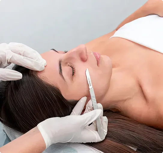 Dermaplaning treatment
