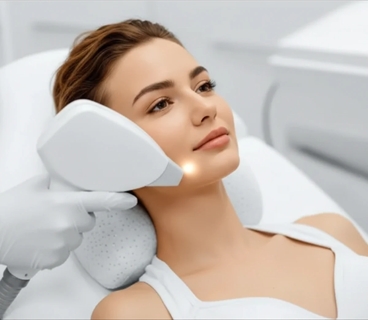 Laser facial treatment